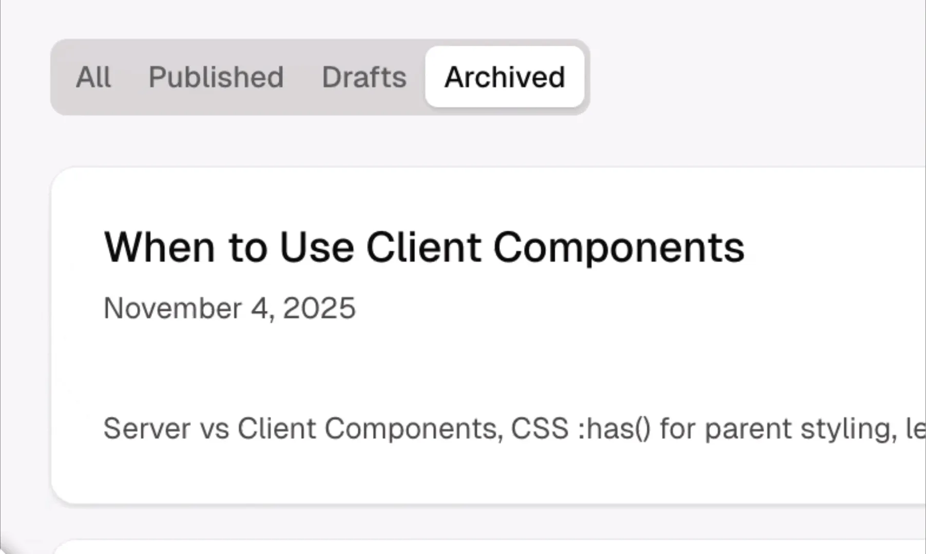 Customizing the pending state in the dashboard