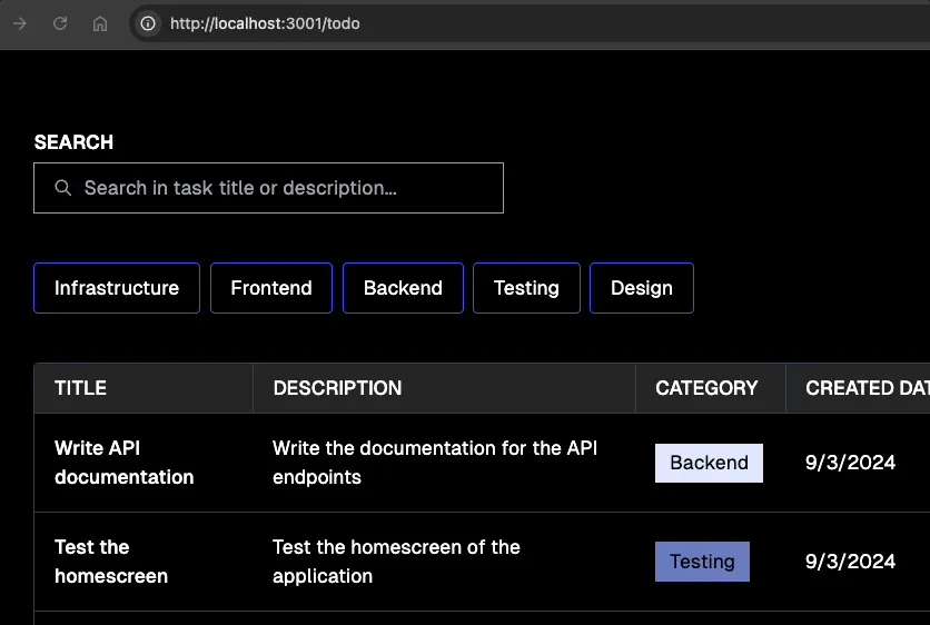 Multiple filter example