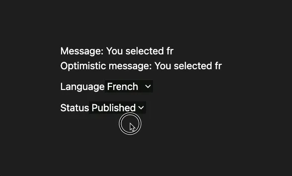 Router select example
